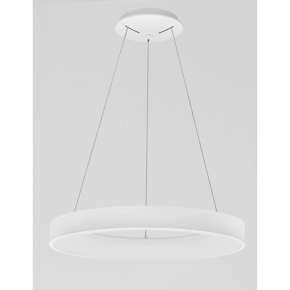 Pendant lamp Rando Thin white Ø 60cm Lyora 5212017420213