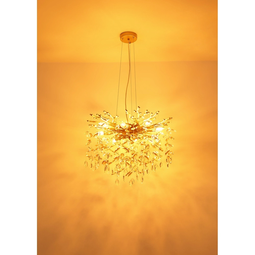 Pendant lamp Queena gold Ø 80cm Globo 9007371522682