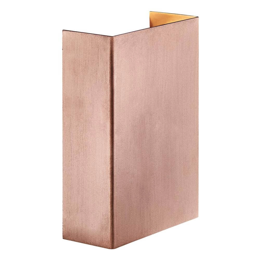Wall lamp copper Fold Sleek design