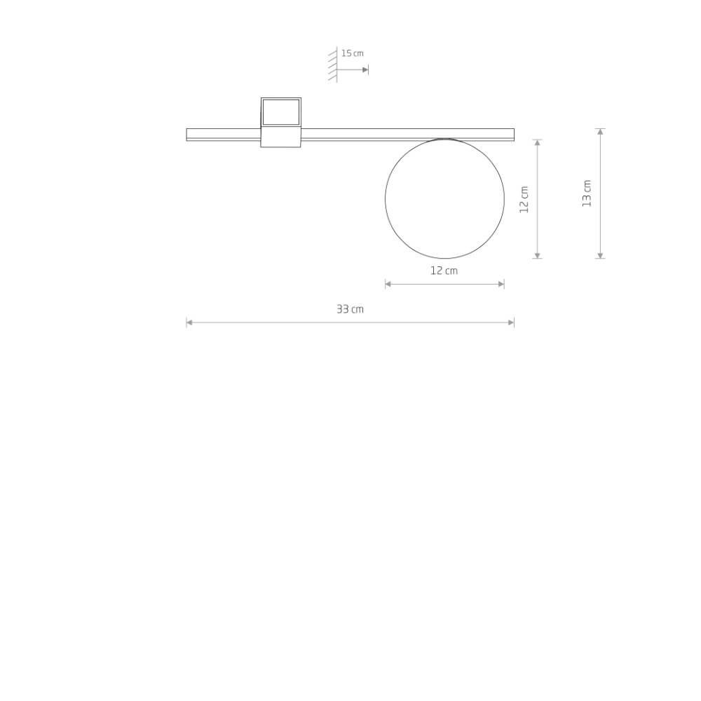 Glass pendant lamp Pik 1x white glass Lyora 5903139102995