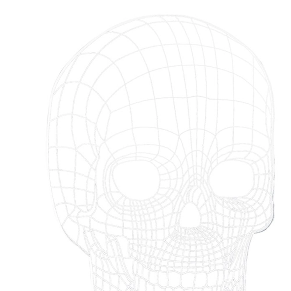 LED table lamp Skull skull Trio 4017807358841