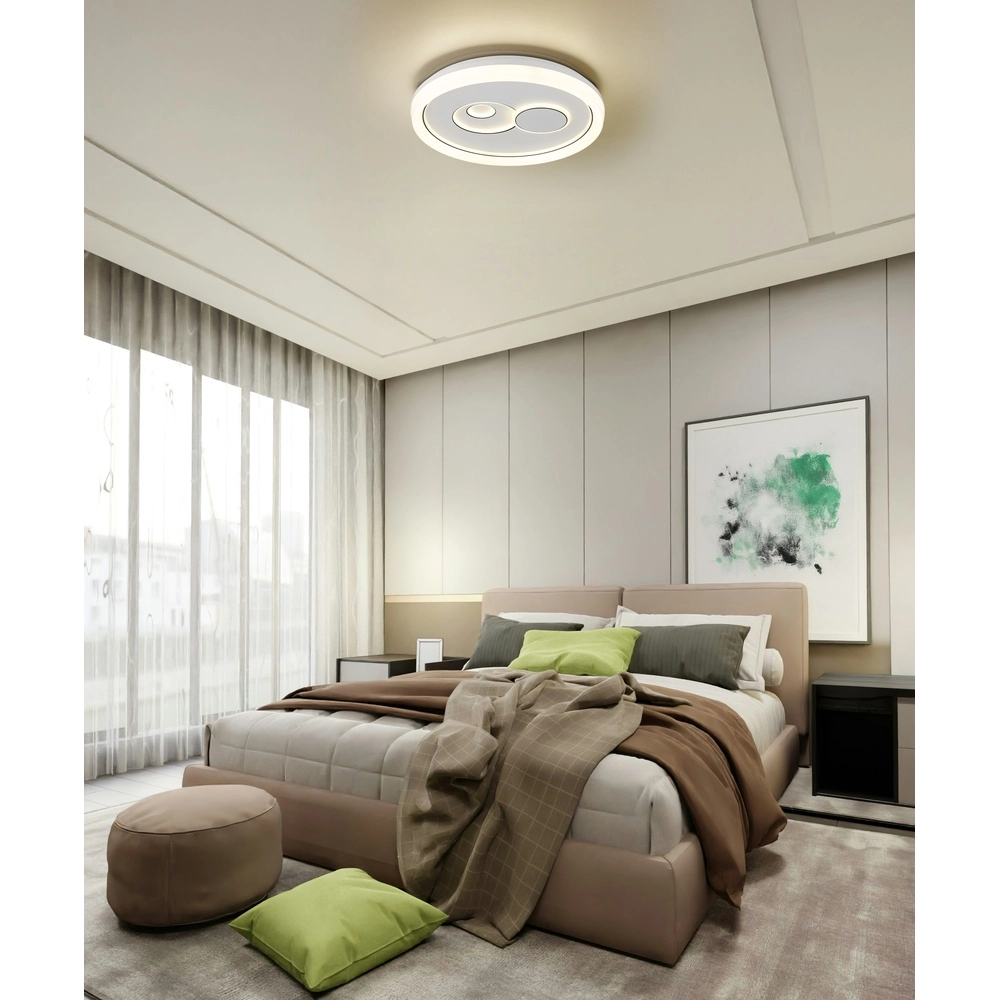 Ceiling lamp Ruiz I white Ø 49cm Globo 9007371522811