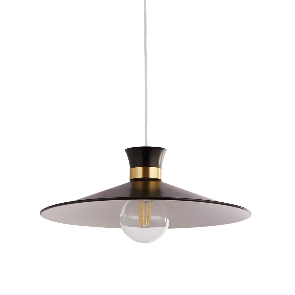 Black pendant lamp Balham design Searchlight 5053423306865