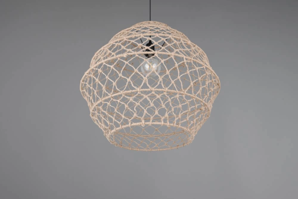 Rattan pendant lamp Hive Ø 60cm Trio 4017807637199