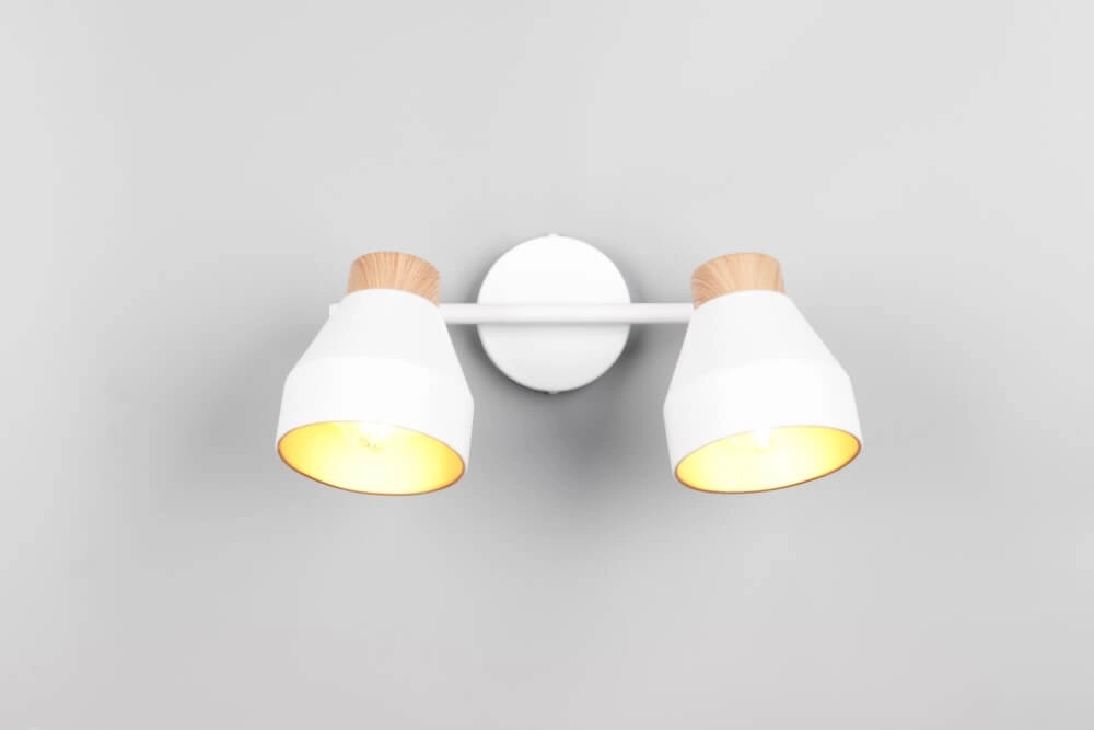 Design ceiling lamp 2-lights Valentin white Trio 4017807637427