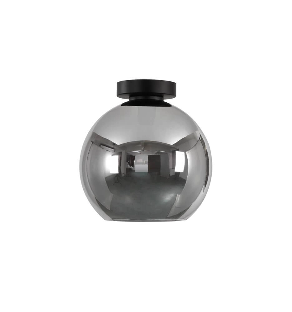 Ceiling light Marino titanium glass Ø 25cm Artdelight 8719831737741