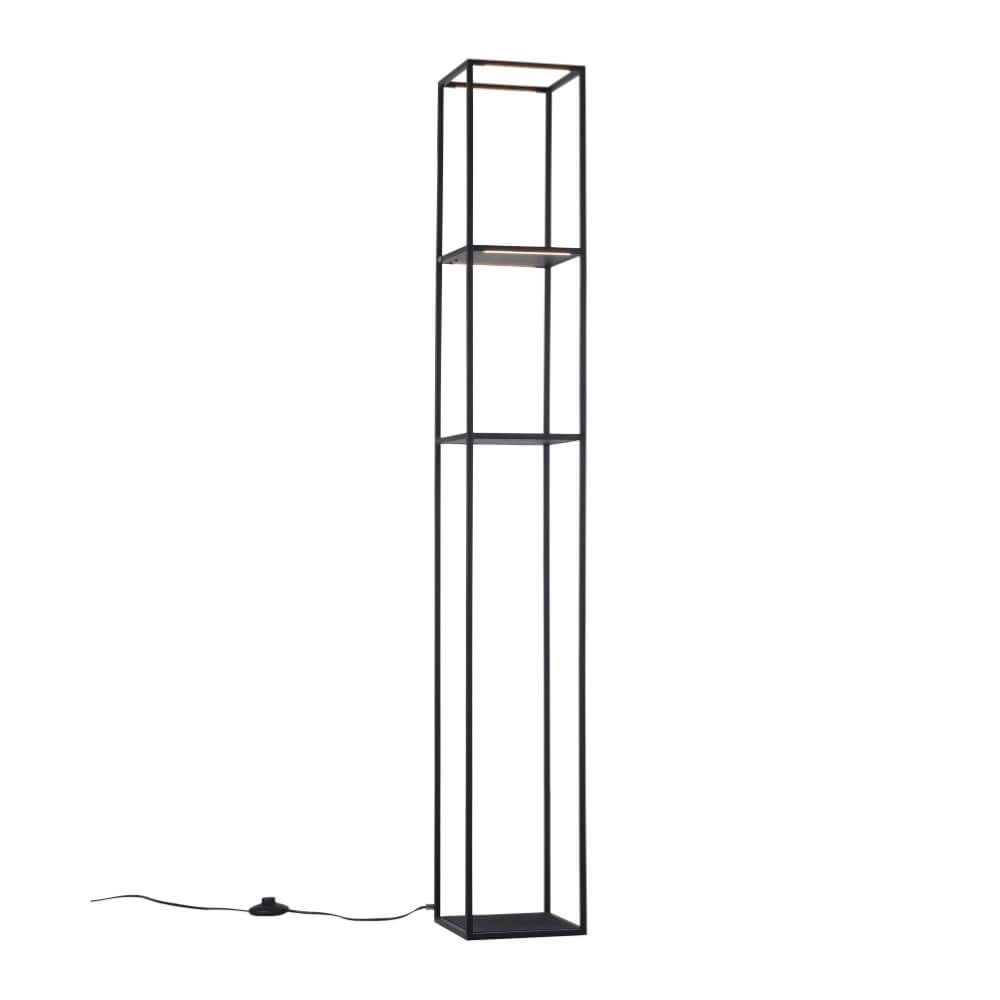 Sleek floor lamp Conni black Paul Neuhaus 4012248361009