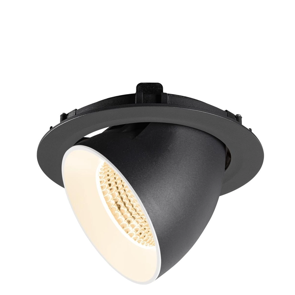 Recessed spotlight Numinos Gimble XL black/white 2700K - 55deg SLV 4024163308830