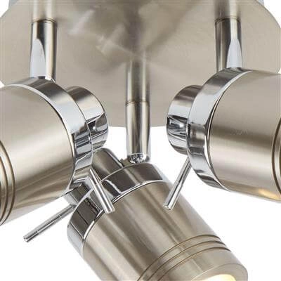 Stainless steel surface-mounted spot Samson 3-light Searchlight 5053423096766