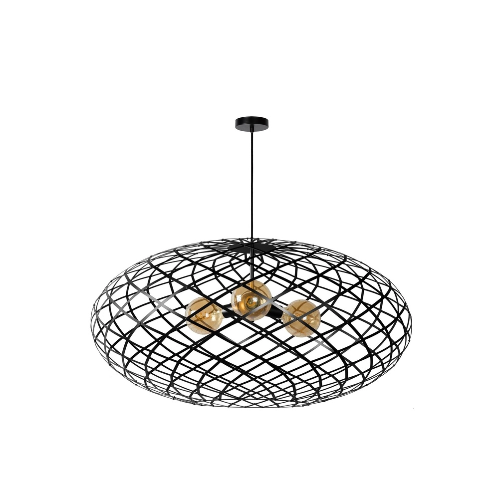 Vide pendant lamp Wolfram 3-light black