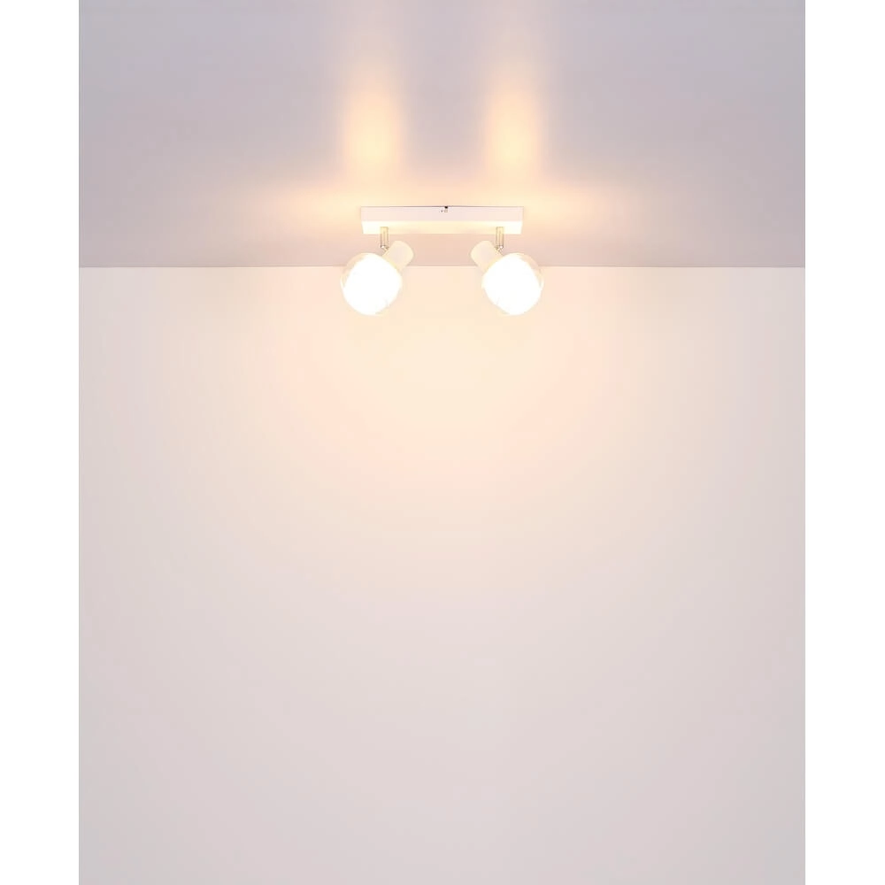White ceiling lamp Tokki 2-light Globo 9007371446049