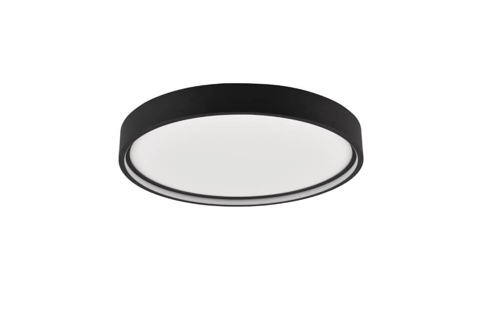 White with black ceiling lamp Doha