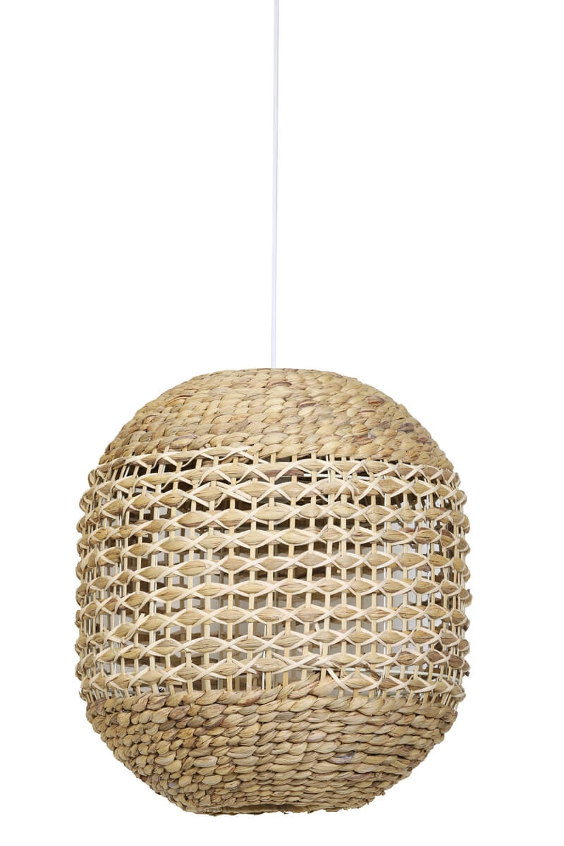 Braided pendant lamp Tripoli Ø 42cm