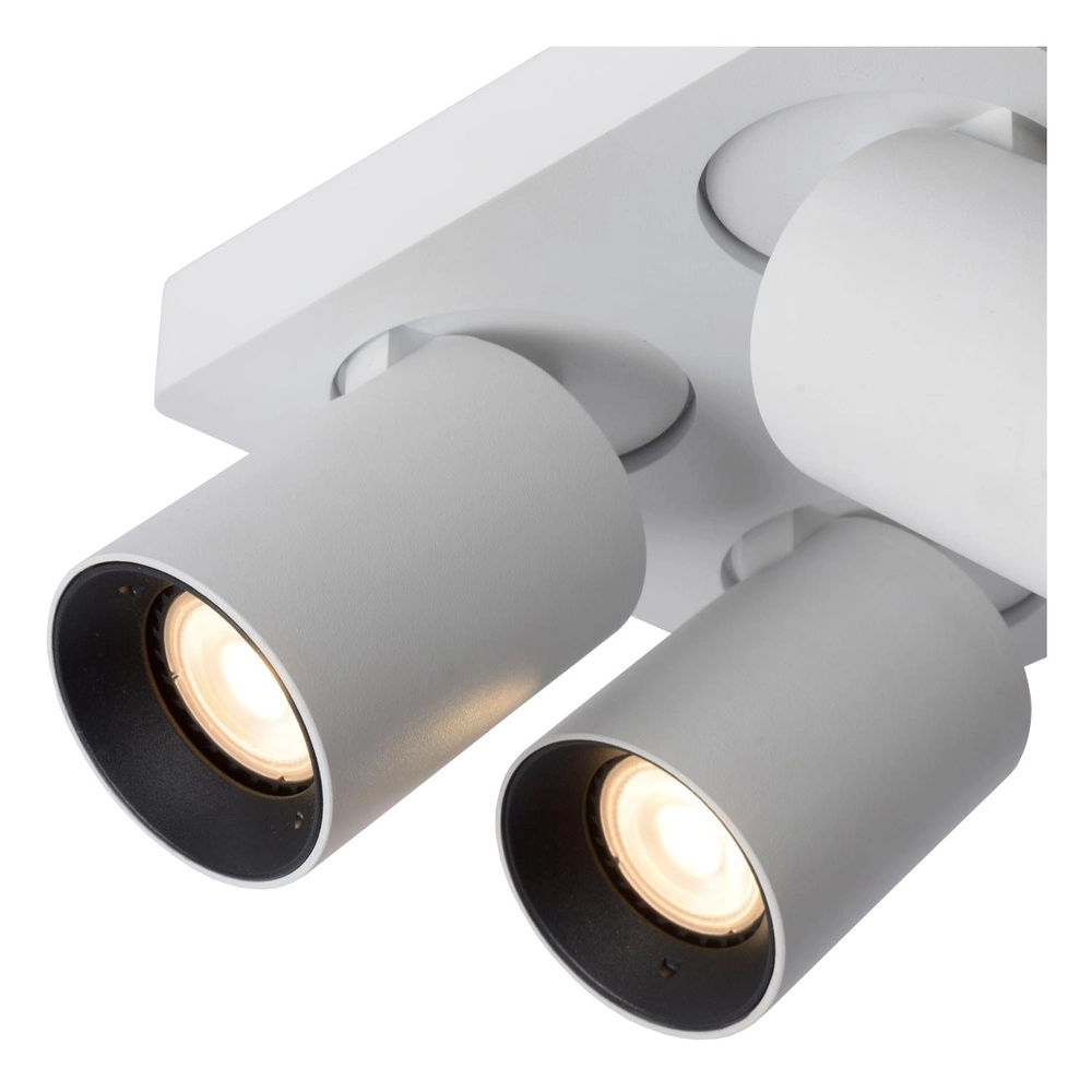 Ceiling spotlight Nigel 4-light white Lucide 5411212092601