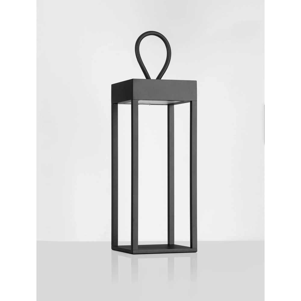 Black table lamp Lucia Rechargeable Lyora 5212017448224