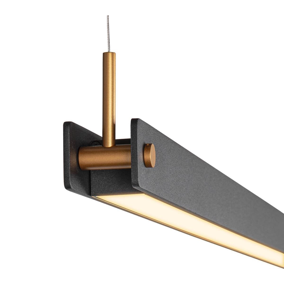 Led pendant light Noya 120cm black SLV 4024163236843