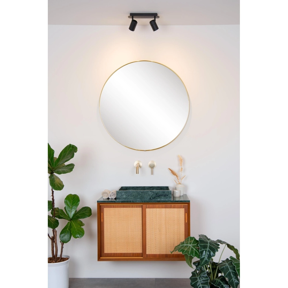 Ceiling spotlight Lennert 2-light black Lucide 5411212262684