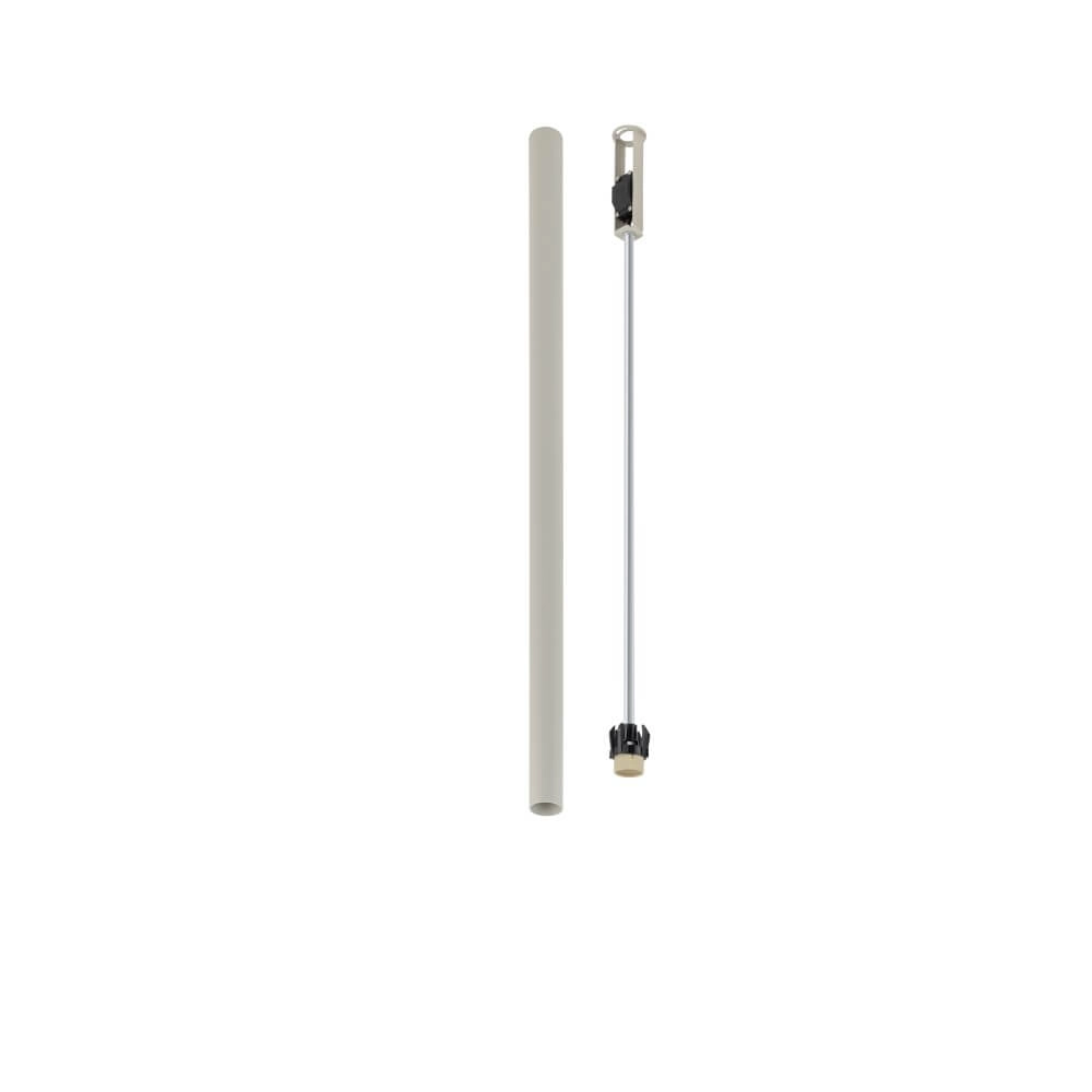 Long surface-mounted spotlight Fourty M 75cm - light grey Lyora 5903139108867