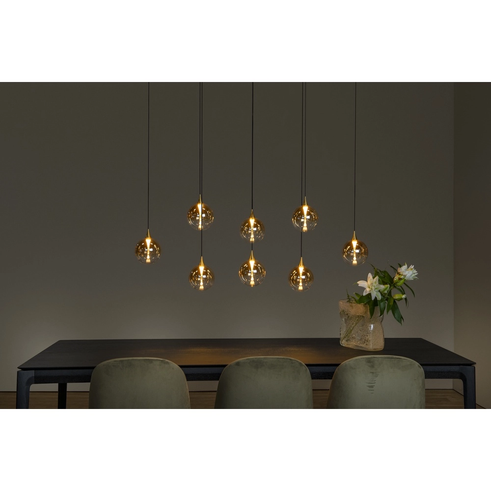 Design LED pendant light Gisela fading - 8x Ø 16cm Premium by Lucide 5411212134837
