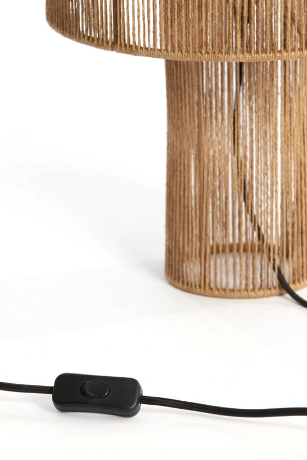 Rattan table lamp Lavatera Ø 30cm Light & Living 8717807676193