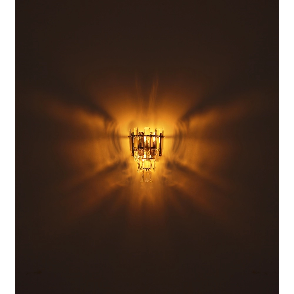 Wall lamp Orgina chrome with crystal Globo 9007371484140