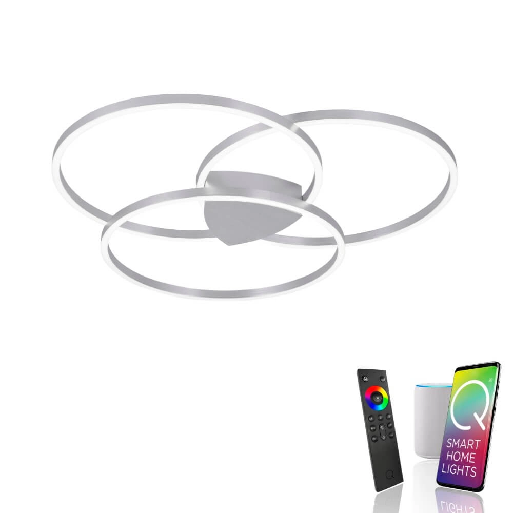 Ceiling lamp Q-Kate Round design Paul Neuhaus 4012248342930