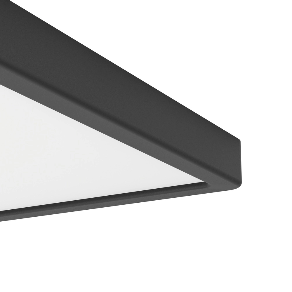 Zigbee ceiling lamp Fueva 6-Z Square - Black - 39x39cm Eglo 9008606330539