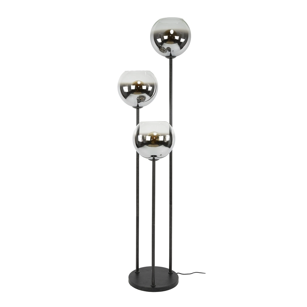 3L floor lamp Bubble with silver fading glass Lyora 8716803511248