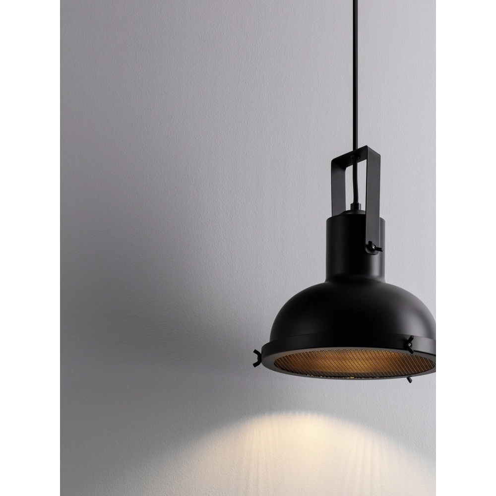 Pendant lamp Ruvi 1-light black Lyora 5212017446329