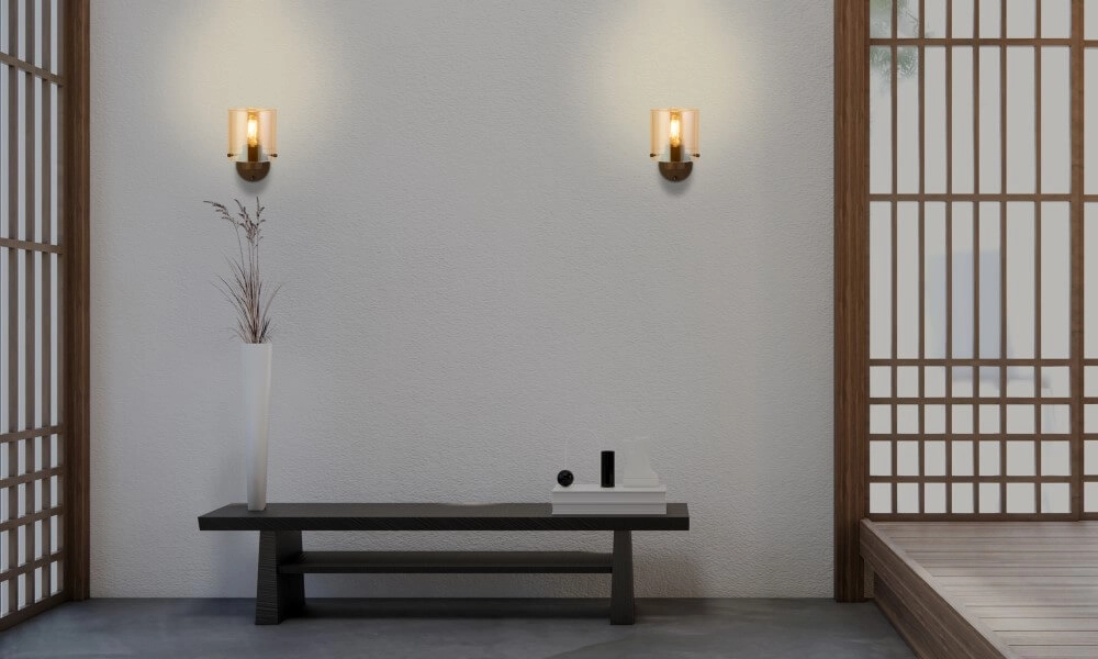Wall lamp Sweden Mocha Brown Searchlight 5053423272023