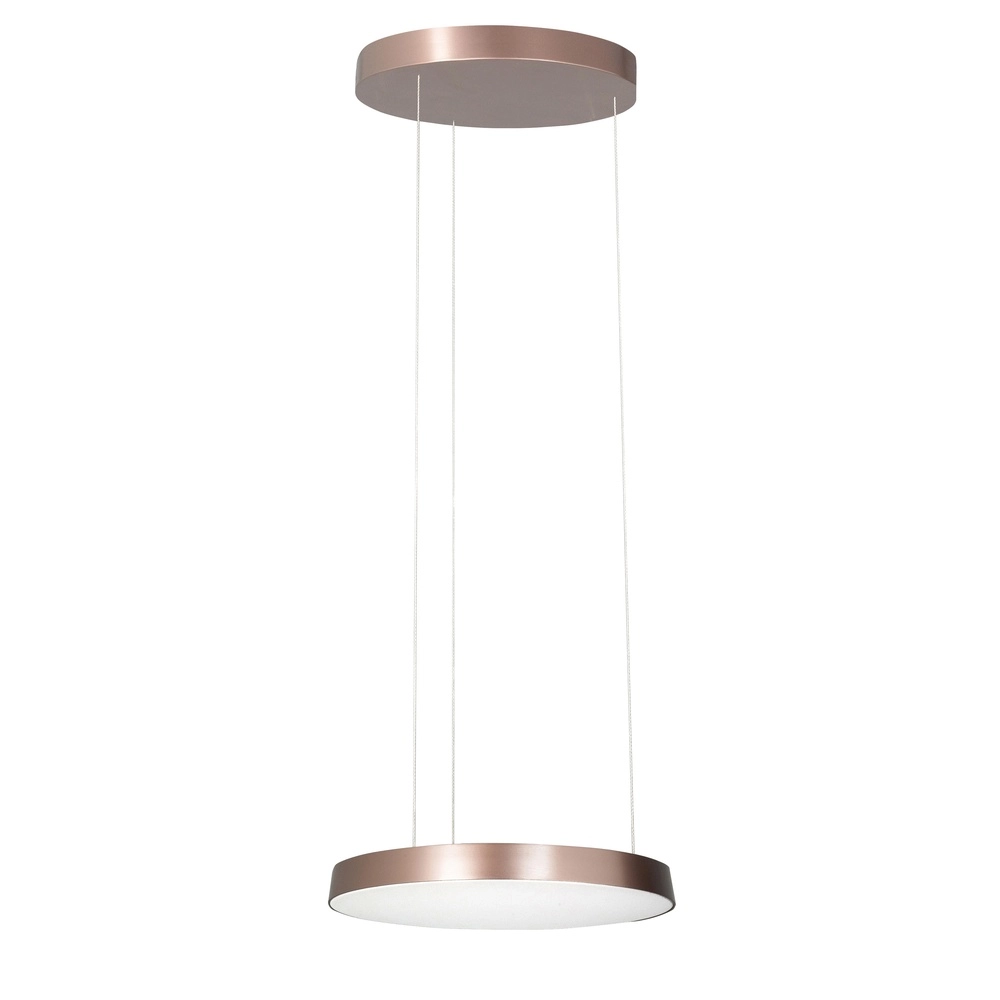 Modern pendant lamp Aura Ø 36cm chocolate brown