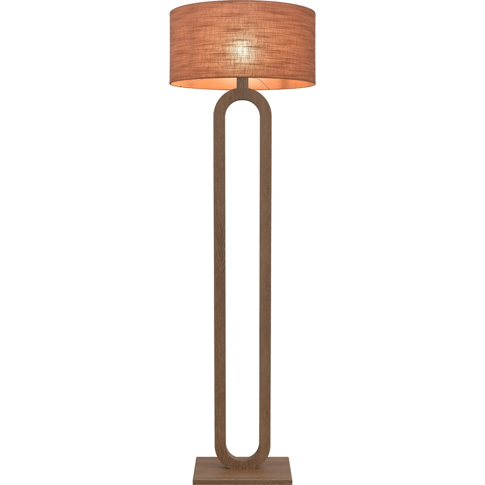 Floor lamp Sino Loop dark wood Masterlight