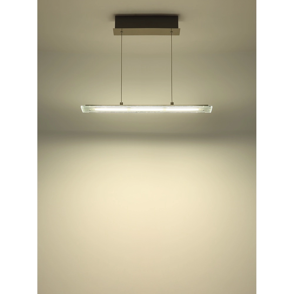 Pendant lamp Novak nickel 64cm Globo 9007371589227