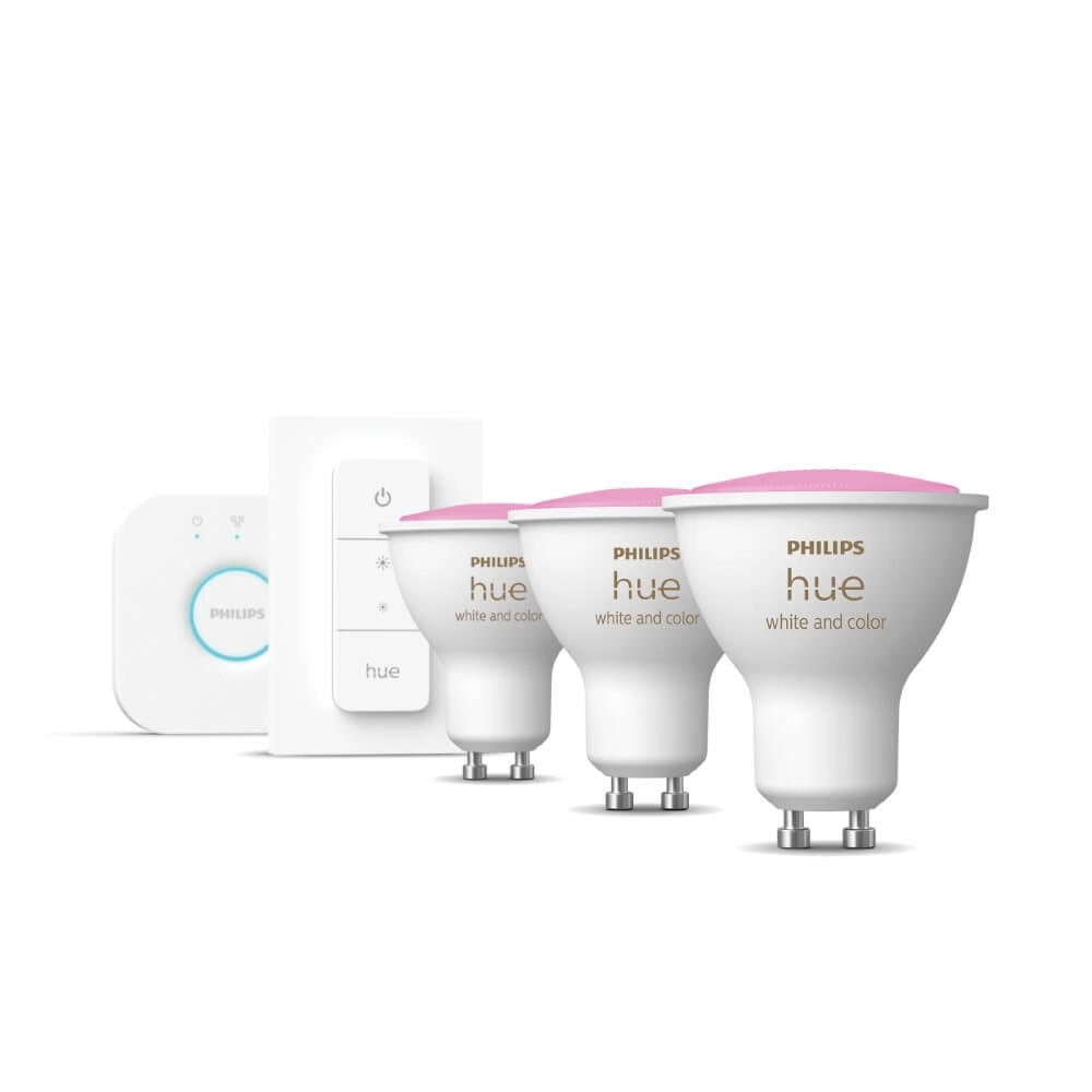 Hue Starterpack - GU10 - 5W - White and Color Philips 8720169254503