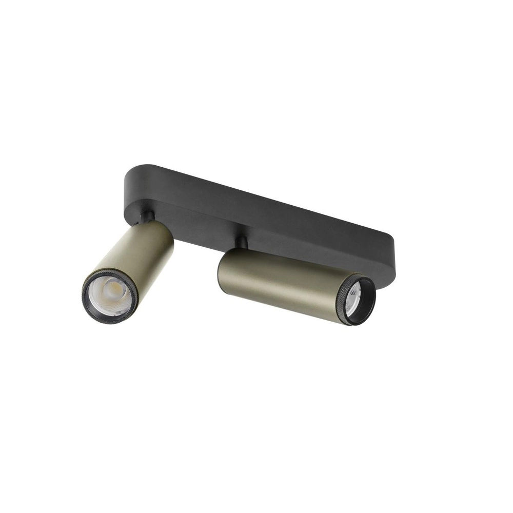 Surface-mounted spot Grip! M 2-light bronze 2700K SLV 4024163304566