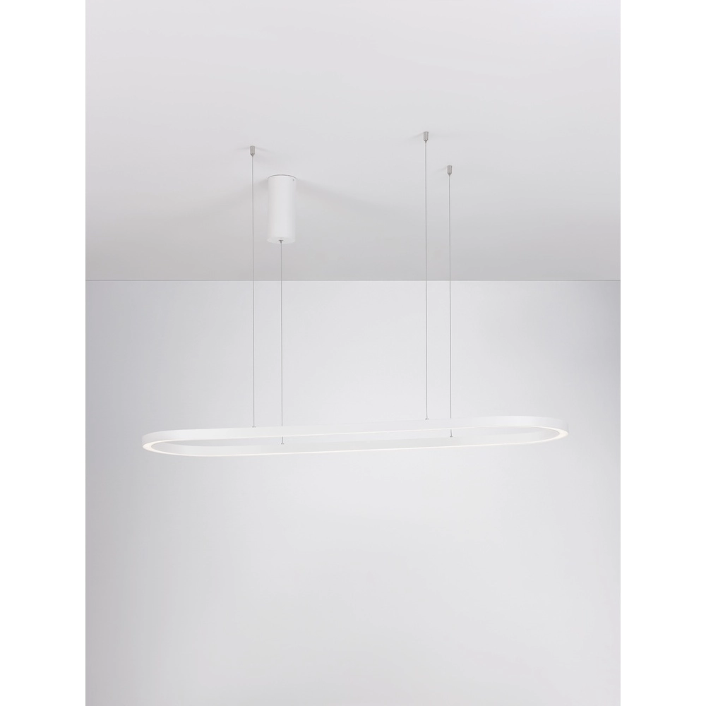 Oval pendant lamp Cuppe white Lyora 5212017438508