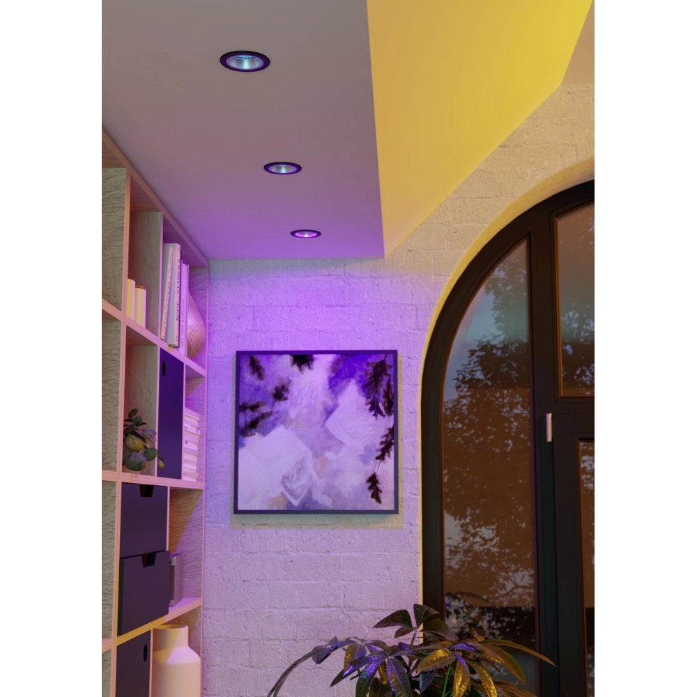 Recessed spotlight smart Yebra-Z black with silver Eglo 9008606359035