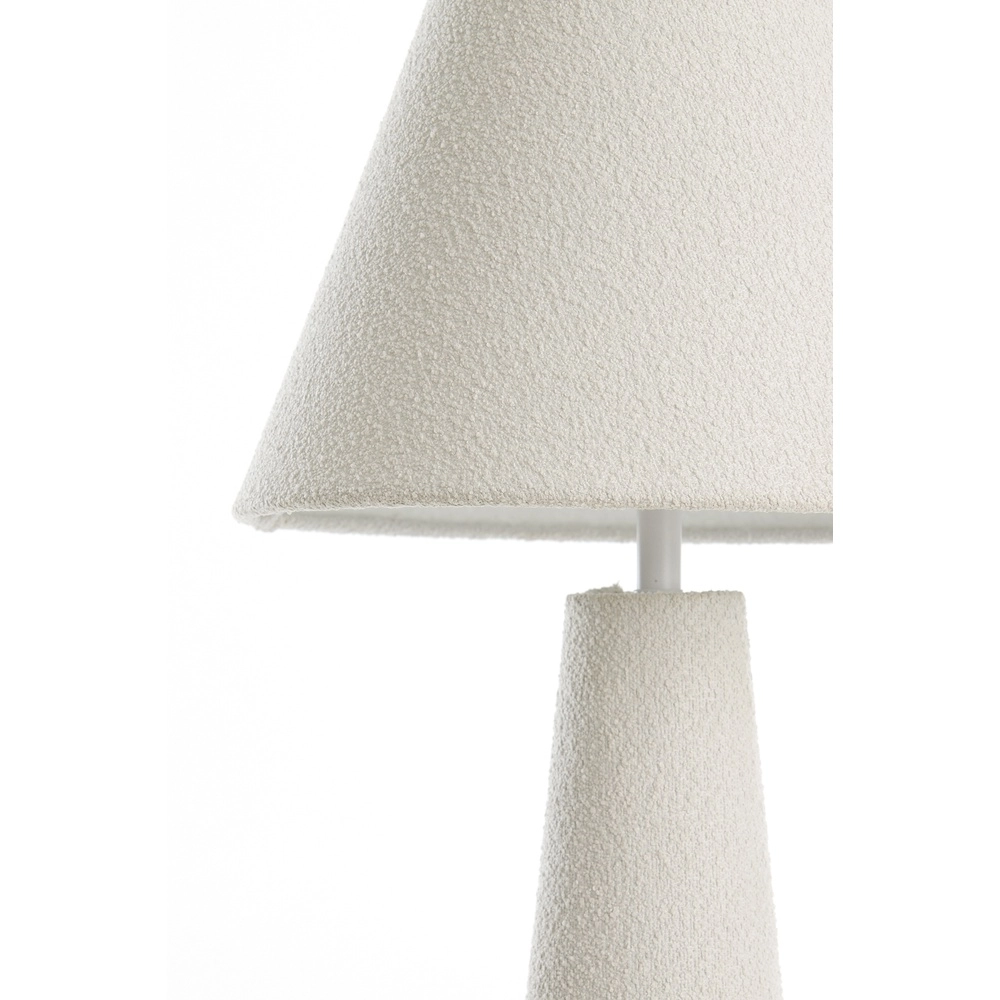Table lamp Devia Ø 30cm - bouclé - beige Light & Living 8717807759469