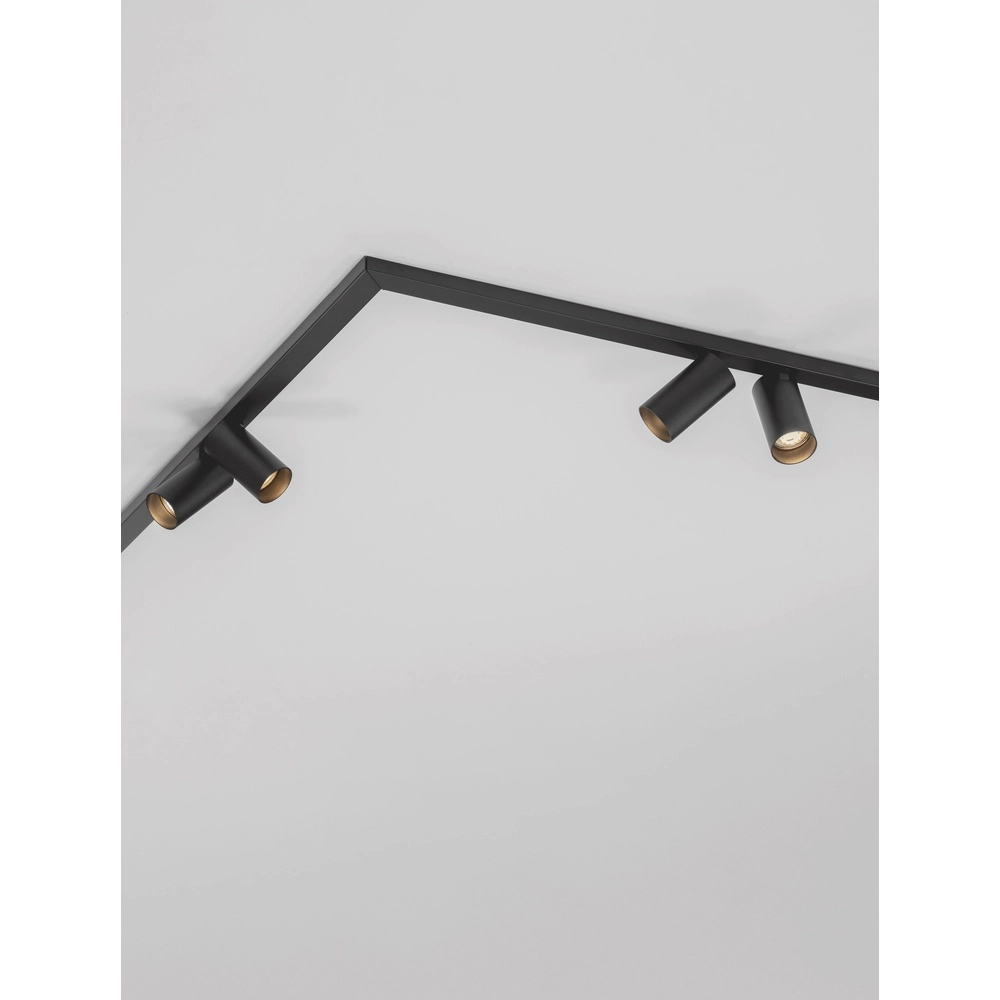 8-light ceiling lamp Oso black Lyora 5212017465122