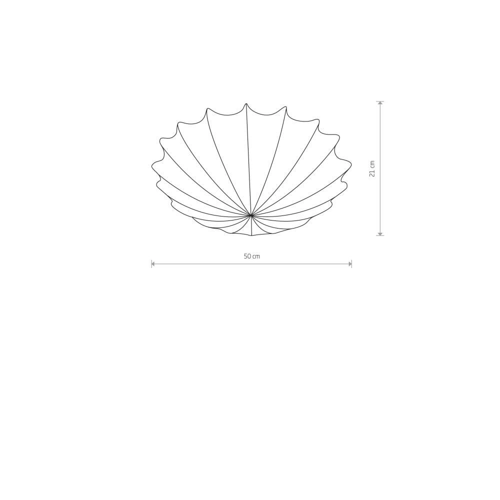 Ceiling lamp Form M white Ø 50cm Lyora 5903139967396