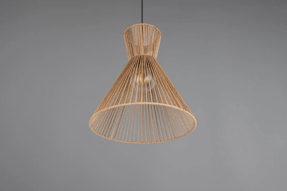 Japandi pendant lamp Rosalie Ø 35cm Trio 4017807637649