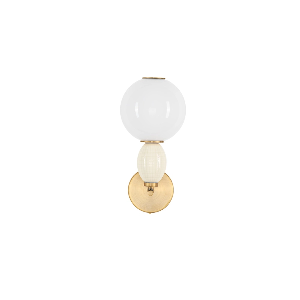 Wall lamp Obrie Gold with white Lyora 5212017484215