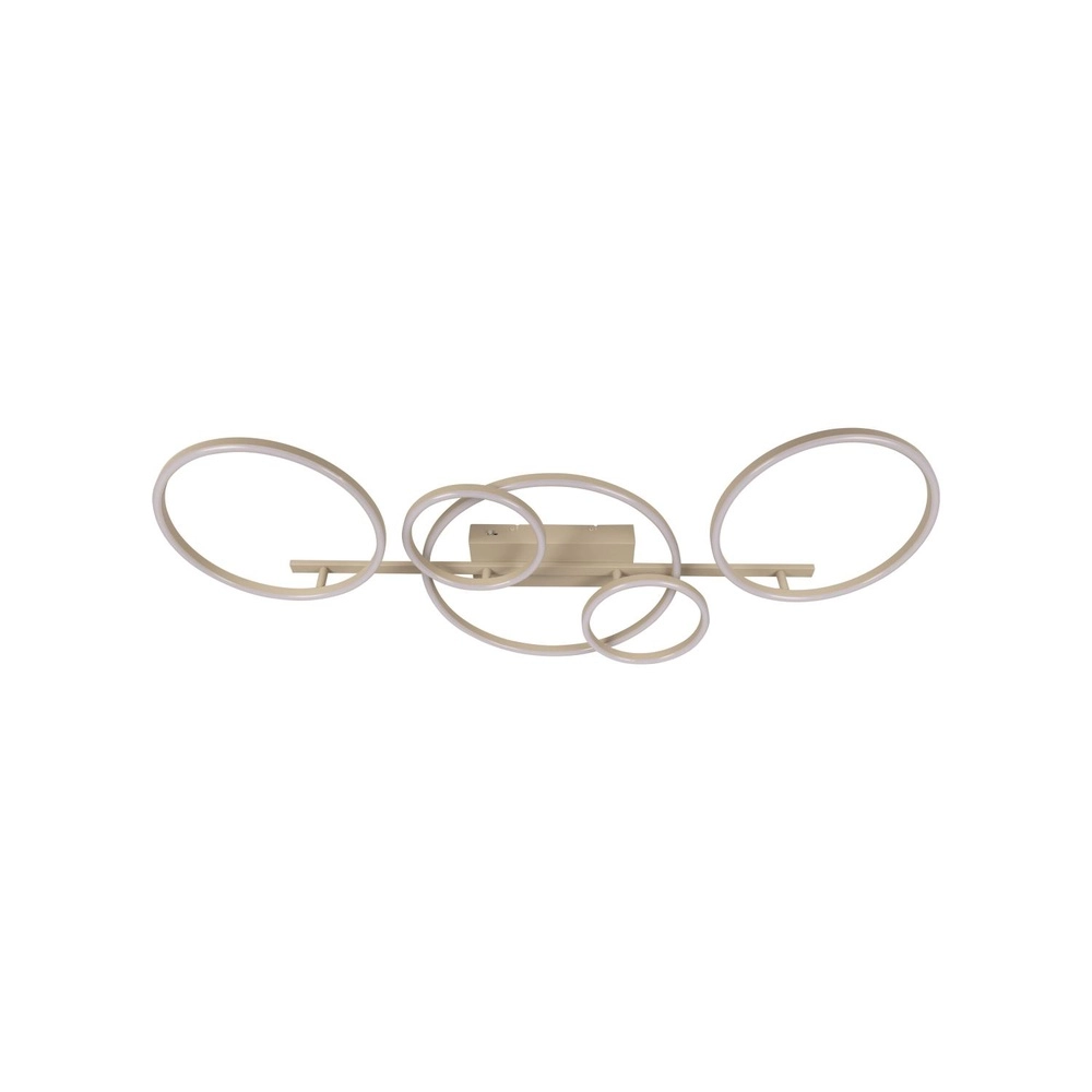 Modern ceiling lamp Nicola sand brown