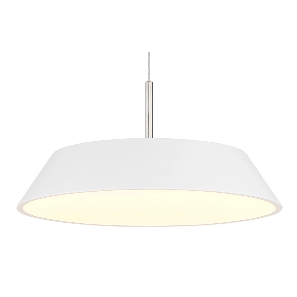 Sleek pendant lamp Silena white Ø 40cm Globo 9007371586233