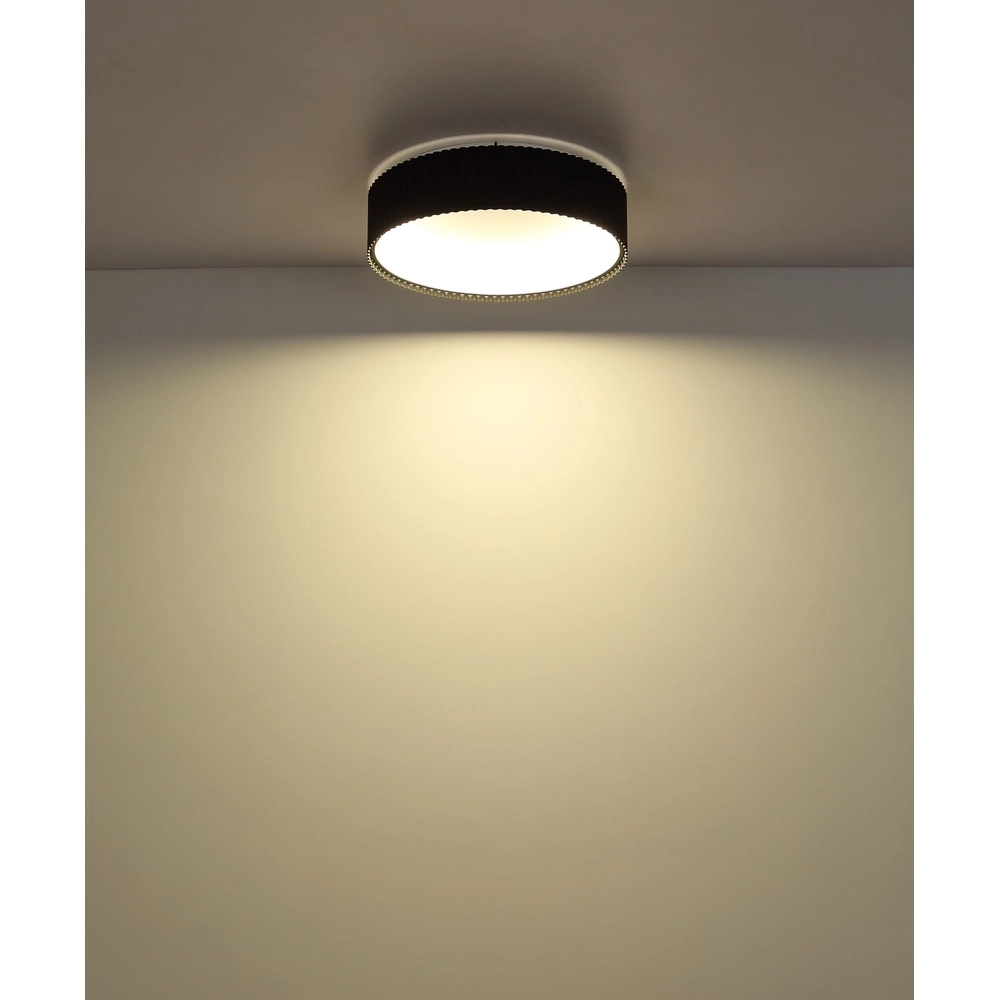 Ceiling lamp Kemp black Ø 46cm Globo 9007371575268