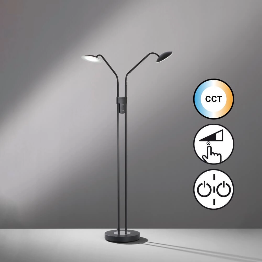 2-light reading lamp Tallri dimmable Fischer & Honsel 4003694404877