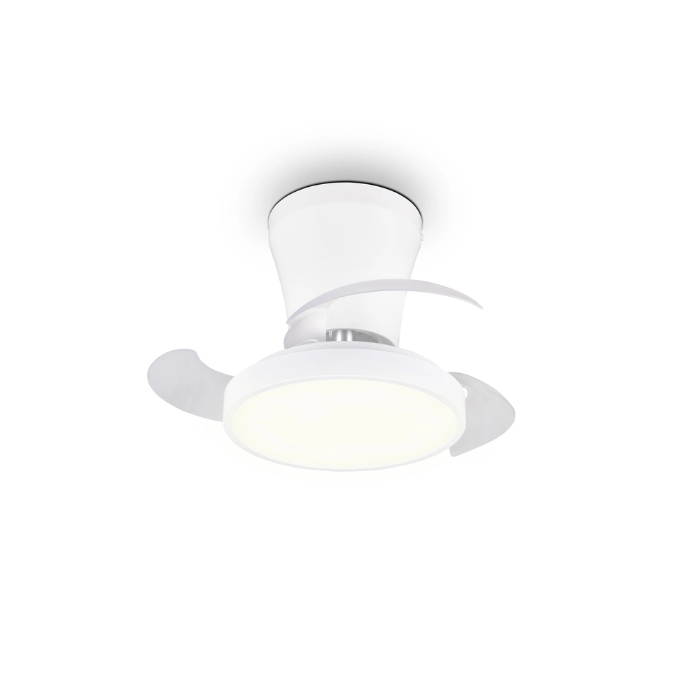 Small fan Moss white Ø 22cm Trio 4017807688924