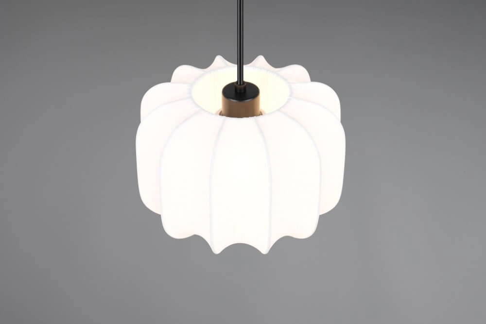 White design pendant lamp Madleine Ø 25cm Trio 4017807637465