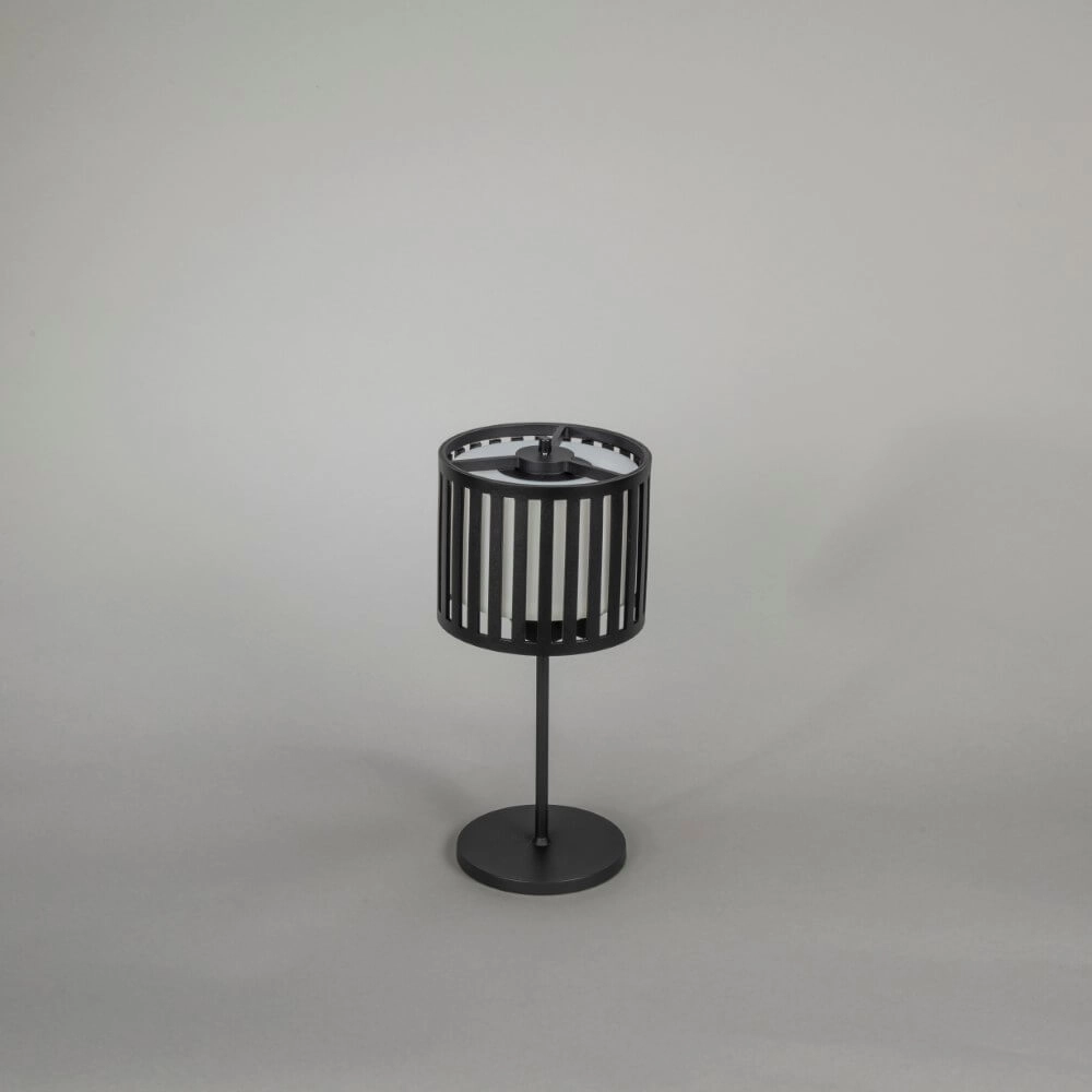Unique table lamp Bottle Black rechargeable KonstSmide 7318308377520