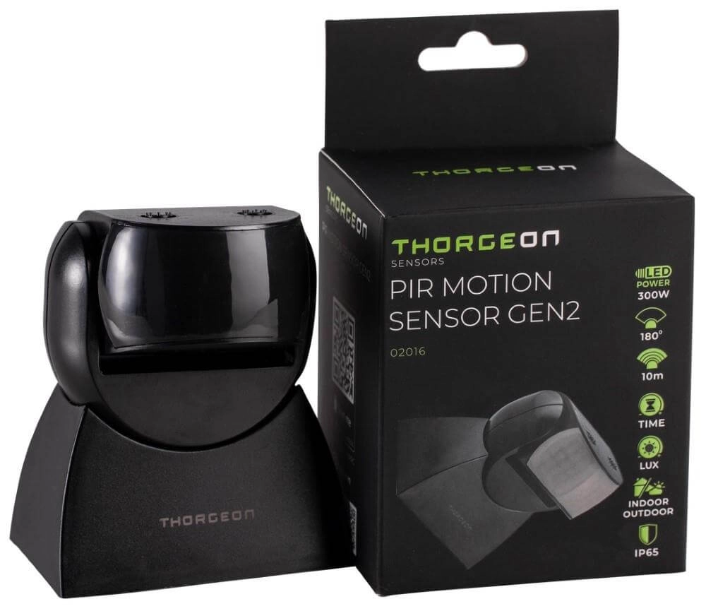 Black Motion Sensor Visy 180 degrees Vtac 4751029893505